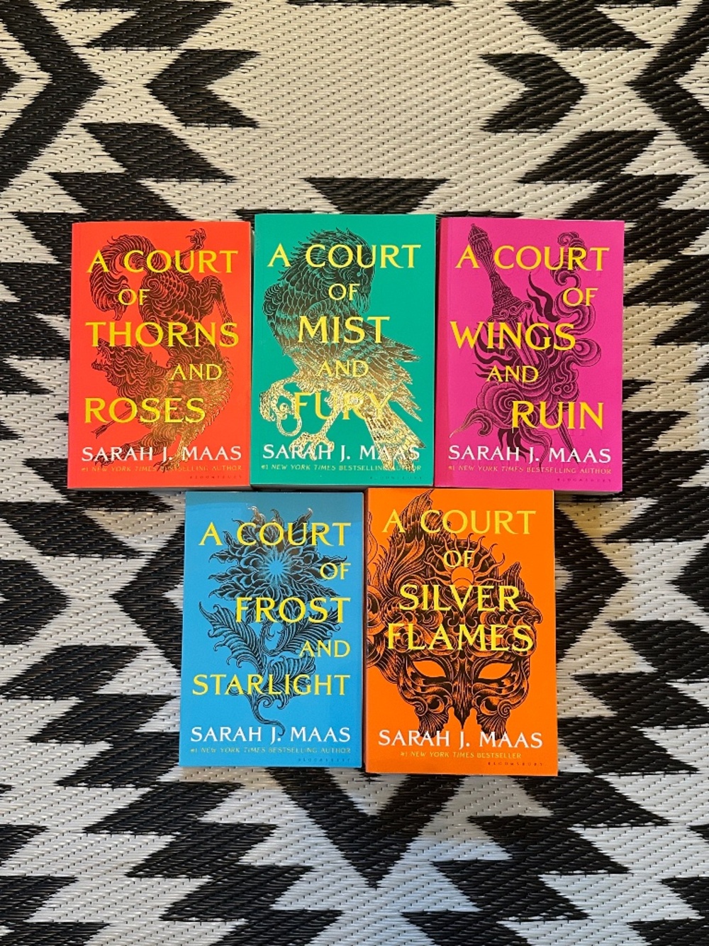 A Court of Thorns and Roses Sarah J. Maas Series Books 1-5